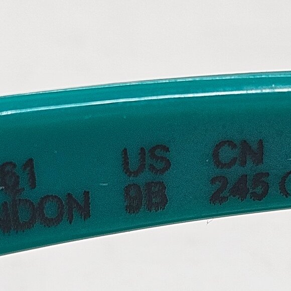 Coach Size 9B Green/White Striped Landon Jelly Flip Flops Thong Sandals Flat Bow - Picture 10 of 11